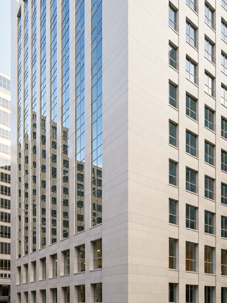 Financial district architecture